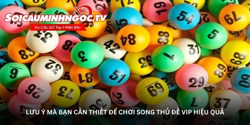 Lưu ý mà bạn cần thiết để chơi song thủ đề VIP hiệu quả