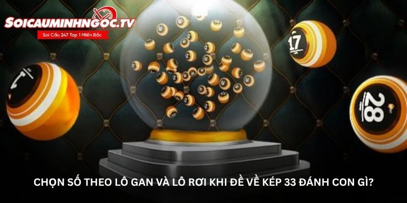 Chọn số theo lô gan và lô rơi khi đề về kép 33 đánh con gì?