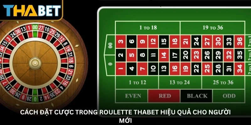 Cách đặt cược trong Roulette Thabet hiệu quả cho người mới