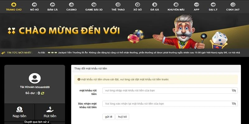 Thiên đường cá cược 89BET bất tận